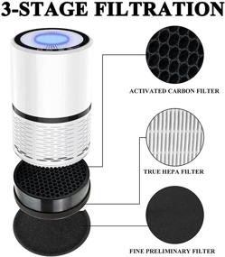 img 3 attached to 🔄 LV-H132 Replacement Filter Set: H13 True HEPA and Activated Carbon Filters Compatible with LEVOIT LV-H132 Air Purifier - 2 Pack