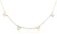 riah fashion dainty station necklace logo