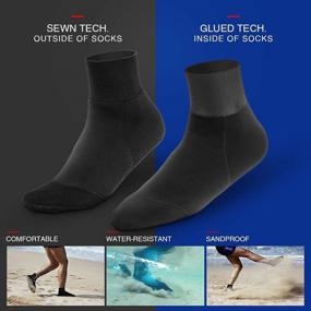 img 3 attached to 🏖️ CAPAS 2mm Neoprene Waterproof Socks: Beach Volleyball Sand Proof & Snorkel Socks for Men and Women - Keep Warm in Watersports