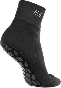 img 4 attached to 🏖️ CAPAS 2mm Neoprene Waterproof Socks: Beach Volleyball Sand Proof & Snorkel Socks for Men and Women - Keep Warm in Watersports