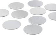 🔘 50-pack cleverdelights 1.5-inch round stamping blanks – 14 gauge aluminum circle disc tags (.063-inch) logo
