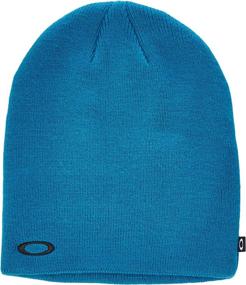 img 1 attached to 🧣 Stylish and Warm: Oakley Men's Fine Knit Beanie for Ultimate Comfort