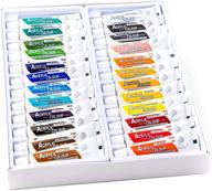 🎨 daveliou acrylic paints set – premium 24 variety colors – non-toxic acrylic painting set for artists, beginners & students logo