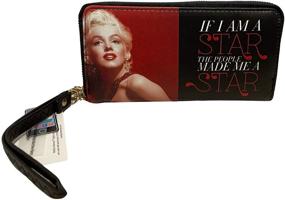 img 4 attached to 📱 Marilyn Monroe Signature Smartphone Wristlet: Stylish Women's Handbags & Wallets