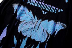 img 2 attached to 🦋 GURUNVANI Men's Full Sleeve Graphic Butterflies T-Shirt