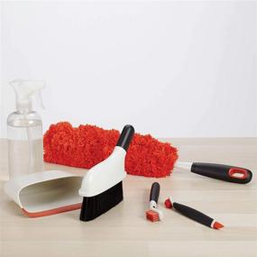 img 2 attached to 🧹 Efficient Dusting: OXO Good Grips Microfiber Hand Duster and Refill Combo