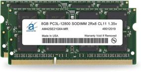 img 4 attached to 💻 16GB (2x8GB) Adamanta Laptop Memory Upgrade for Dell Alienware, Inspiron, Latitude, Optiplex, Precision, Vostro - DDR3L 1600Mhz PC3L-12800 SODIMM 2Rx8 CL11 1.35v Notebook RAM