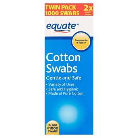 img 1 attached to Equate Cotton Swabs 2000 4X500Ct