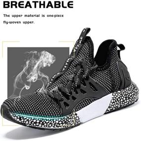 img 2 attached to Lightweight Breathable Boy's Athletic Sneakers - Girls Sport Shoes for Kids, Toddler Running Shoes