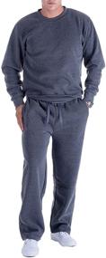 img 3 attached to Facitisu Flannel Pajamas Casual Sleepwear Men's Clothing for Sleep & Lounge