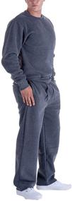 img 2 attached to Facitisu Flannel Pajamas Casual Sleepwear Men's Clothing for Sleep & Lounge