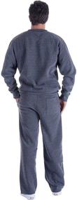 img 1 attached to Facitisu Flannel Pajamas Casual Sleepwear Men's Clothing for Sleep & Lounge