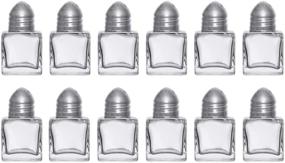 img 1 attached to 🧂 Tezzorio Glass Pepper Shakers for High-Quality Restaurant and Food Service Equipment