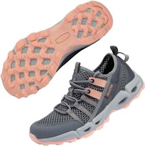 img 4 attached to MAINCH Women's Outdoor Textile Sneakers: Stylish Women's Shoes for Active Lifestyles