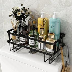img 4 attached to Bathroom Organizer Restroom Organizers Adhesive Furniture