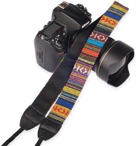 img 3 attached to 📷 Eggsnow Camera Shoulder Strap: Universal Vintage Neck Belt with Connect Buckle for Women Men - DSLR SLR Nikon Canon Sony Olympus Pentax Samsung (Upgraded, Multi-Color)