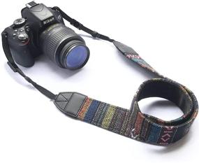 img 1 attached to 📷 Eggsnow Camera Shoulder Strap: Universal Vintage Neck Belt with Connect Buckle for Women Men - DSLR SLR Nikon Canon Sony Olympus Pentax Samsung (Upgraded, Multi-Color)