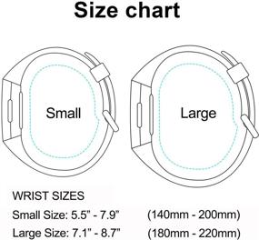 img 1 attached to Amzpas Loop Bands Compatible With Fitbit Charge 4 And Fitbit Charge 3 Band Metal Mesh Stainless Steel Magnetic Clasp Wristbands For Women Men (Large