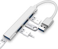 🔌 эффективный передача данных: серый 4-портовый usb 3.0 хаб для сверхбыстрого подключения логотип