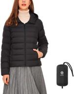 🧥 пуховик lapasa women's petite fit packable - водонепроницаемое зимнее пальто с карманами на молнии (l23 xx_l) логотип