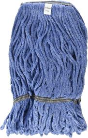 img 1 attached to 🧹 Winco Yarn Mop Head - 24-Ounce, 4 Ply Loop End, Blue - High-quality and Durable