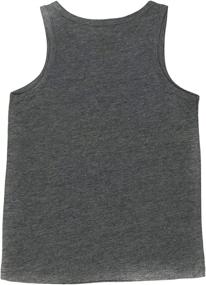 img 2 attached to Soft Lightweight Jersey Scoop Neck Tank Top for Kids Boys & Girls by ToBeInStyle