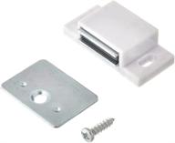 👍 mpj shutter hardware 50631-r 15lb white/zinc single magnetic catch - retail pack of 10 logo