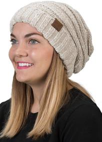 img 3 attached to H 6100 620608 Oversized Slouchy Beanie Kaleidoscope Sports & Fitness