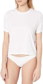 img 2 attached to Hurley Juniors Hybrid Shirt White Women's Clothing and Swimsuits & Cover Ups