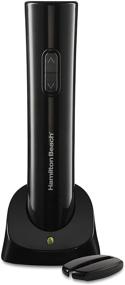 img 4 attached to 🍷 Ease and Convenience in Uncorking: Hamilton Beach 76610 Cordless Electric Wine Bottle Opener with Charger, Foil Cutter, and Portable Design