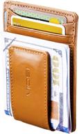 🧳 enhanced viosi leather magnetic pocket wallet for men's accessories logo