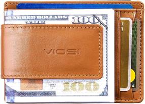 img 1 attached to 🧳 Enhanced Viosi Leather Magnetic Pocket Wallet for Men's Accessories