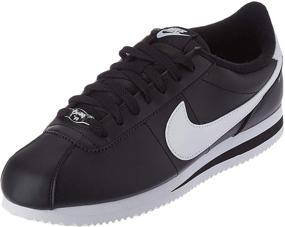 img 4 attached to 👟 Stunning Metallic Silver NIKE Cortez Leather: Elevate Your Style