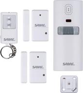 🏠 sabre wireless home security system: remote access, 125db alarm, 850ft audible range, motion sensor and door/window alarms, including key fob & home/away modes logo