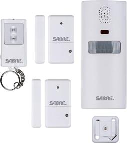 img 4 attached to 🏠 SABRE Wireless Home Security System: Remote Access, 125dB Alarm, 850ft Audible Range, Motion Sensor and Door/Window Alarms, Including Key Fob & Home/Away Modes