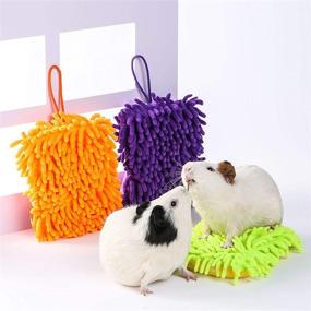 img 2 attached to 🐹 JanYoo Guinea Pig Bed Set: Cage Pads, Soft Cushions, and Cute Pillow Mat for Small Animal Girls and Boys - Supplies Pack