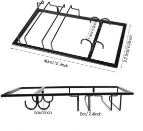 img 2 attached to Fvstar Cabinet Stemware Storage Organizer