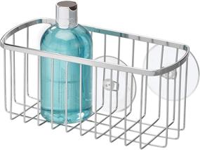 img 4 attached to 🛁 Premium Stainless Steel Suction Basket by InterDesign - Stylish, Durable Organization Solution