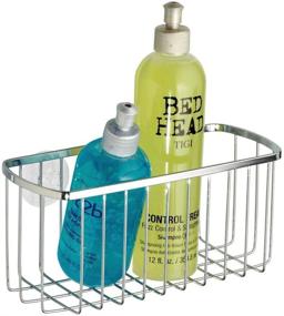 img 2 attached to 🛁 Premium Stainless Steel Suction Basket by InterDesign - Stylish, Durable Organization Solution