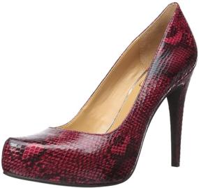 img 4 attached to Туфли Parisah черного цвета с змеиным принтом для женщин от Jessica Simpson - стильная женская обувь.