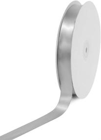 img 1 attached to 🎀 Silver Solid Satin Ribbon, 7/8 Inch/100 yd - Creative Ideas PSF0708-012