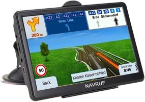 img 4 attached to 🚗 Ultimate Car GPS Navigation System: 7 Inch Touchscreen, Lifetime Map Update, Speed Camera Warning, Voice Guidance