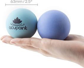 img 2 attached to 🌟 Acupoint Massage Therapy Ball Set - Perfect for Yoga, Deep Tissue Massage, Trigger Point Therapy, and Myofascial Release Physical Therapy Equipment - Effective for Back Relief and Foot Plantar Fasciitis