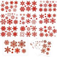 рождественские наклейки saktopdeco snowflake decoration логотип