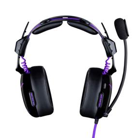 img 2 attached to 🎧 Victrix Pro AF Wired Professional Esports Gaming Headset: Xbox Series One/S/X, PC, Windows 10 - Black/Purple (with Cooling Feature)