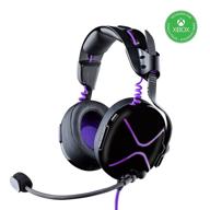 🎧 victrix pro af wired professional esports gaming headset: xbox series one/s/x, pc, windows 10 - black/purple (with cooling feature) logo