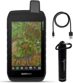 img 4 attached to Enhanced Garmin Montana 700 GPS Touchscreen Navigator Kit with Wearable4U Ultimate Power Bank Bundle