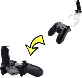 img 3 attached to 🎮 SUNKY PS4 Slim Pro Controller Android Phone Clip: 180° Gaming Holder Mount Stand Bracket for Playstation 4 Slim Pro Dualshock Console - Compatible with 6-inch Samsung Galaxy S8 Plus S7 S6 Edge Plus Note 8 5