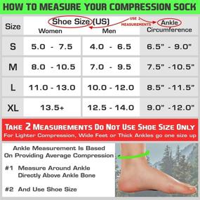 img 3 attached to 🧦 TechWare Pro Plantar Fasciitis Socks: Ankle Compression for Women & Men - Achilles Tendonitis Brace & foot Arch Support