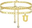 kohota bracelets initial anklets alphabet logo